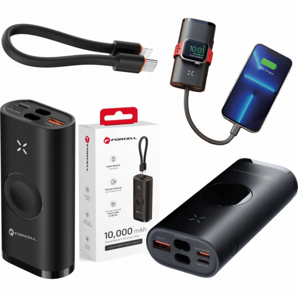 Powerbanka FORCELL F-ENERGY F10K4 kompatibilní s Apple Wa...
