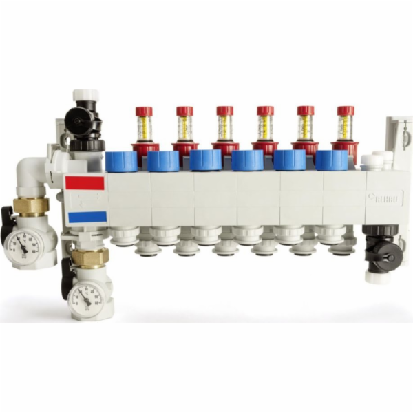 Rehau RAUTHERM SPEED HKV-P 6 polymerový rozdělovač s kone...