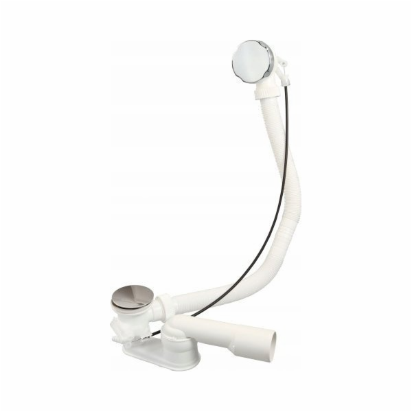 Mc Alpine Automatický chromovaný sifon do vany (S)