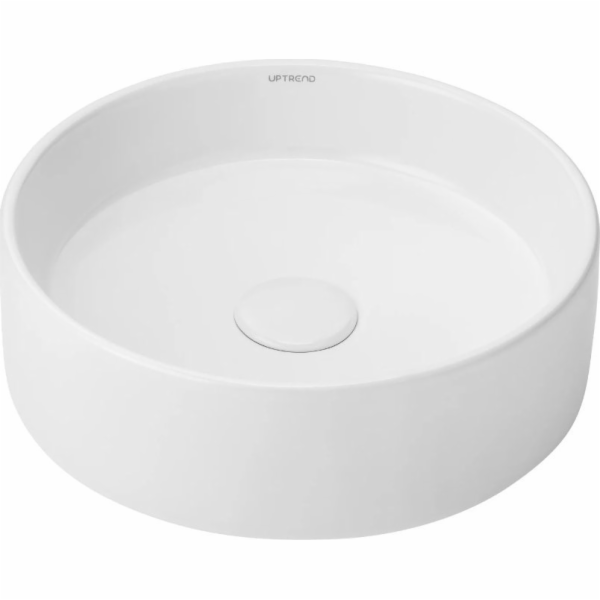 Keramické&nbsp;umyvadlo&nbsp;na&nbsp;desku&nbsp;kulaté,&nbsp;povlak&nbsp;UP-CLEAN,&nbsp;stěn...