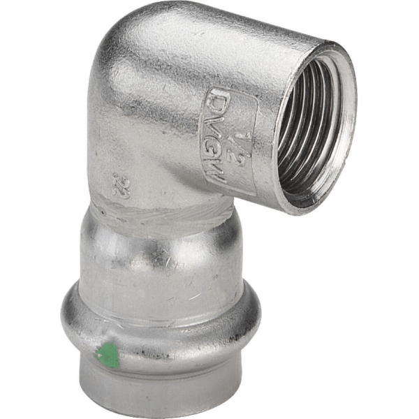 Viega Koleno 90° s nerezovou ocelí SC 18 x 1/2 - rez / le...