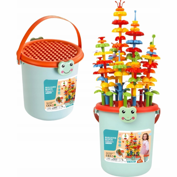 Clics Sada stavebních bloků OgrA3d 172 dílků. Vědro