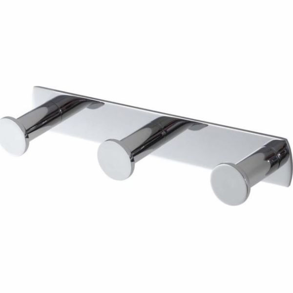 Optimal Široký proužek – 3 háčky / chrom