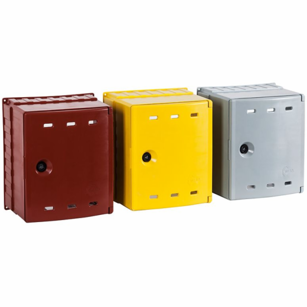 Weba Nástěnný plynový box 30 x 34 x 20 cm hnědý (06-30-03...