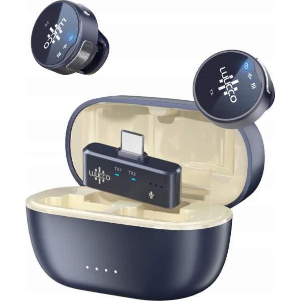 Bezdrátový kravatový mikrofon pro telefon USB-C USB TYP-C...