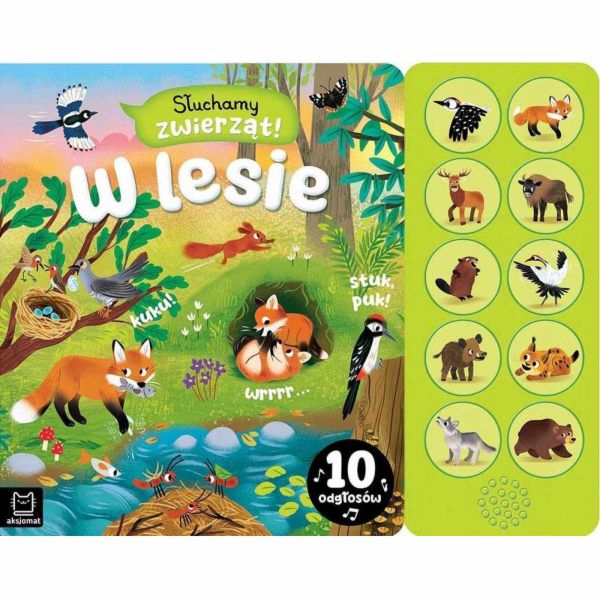 Aksjomat Nasloucháme zvířatům! V lese 10 zvuků 39495