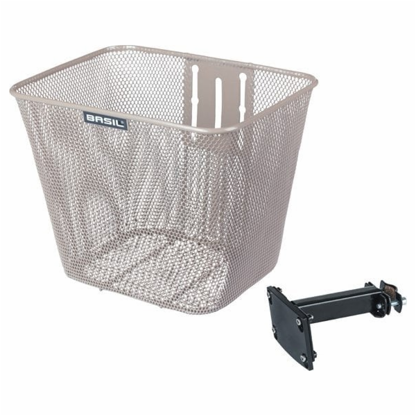 BASIL Košík na řídítka BILBAO, pevný s držákem pro montáž...