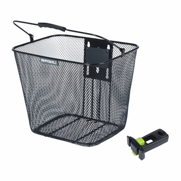 BASIL&nbsp;BILBAO&nbsp;košík&nbsp;na&nbsp;řídítka,&nbsp;KlickFix&nbsp;s&nbsp;držákem&nbsp;na&nbsp;hlav...