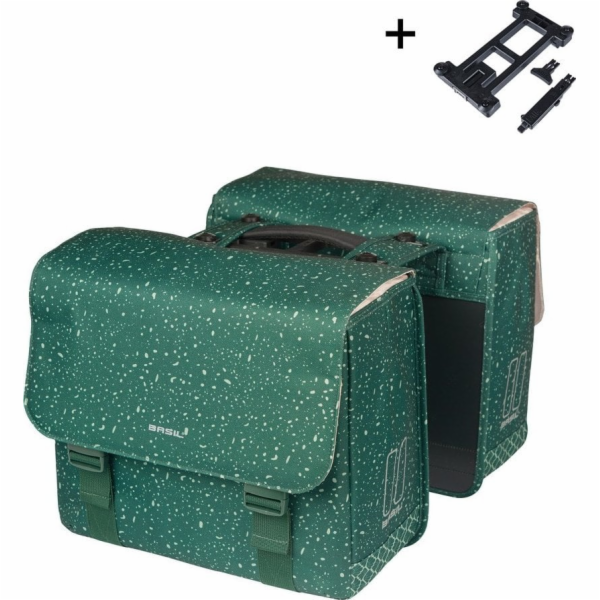 Basil Brašna na kolo FLAIR DOUBLE BICYCLE BAG, MIK s mont...