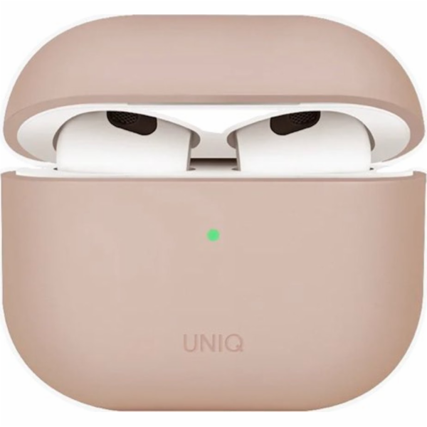 Uniq Lino - silikonový kryt pro AirPods 4 růžový - Bezpeč...