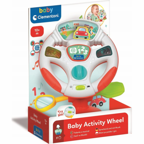 Clementoni Mluvící elektronický volant CLE BABY 17533