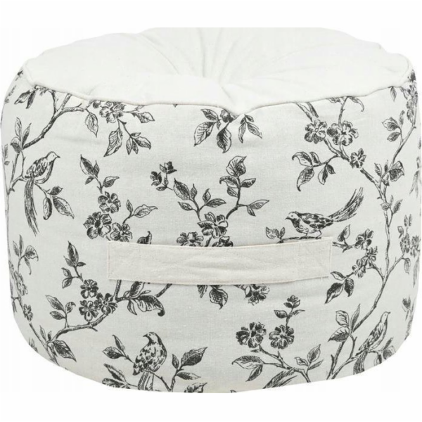 Bavlněný puf CLARINE, O 40 cm