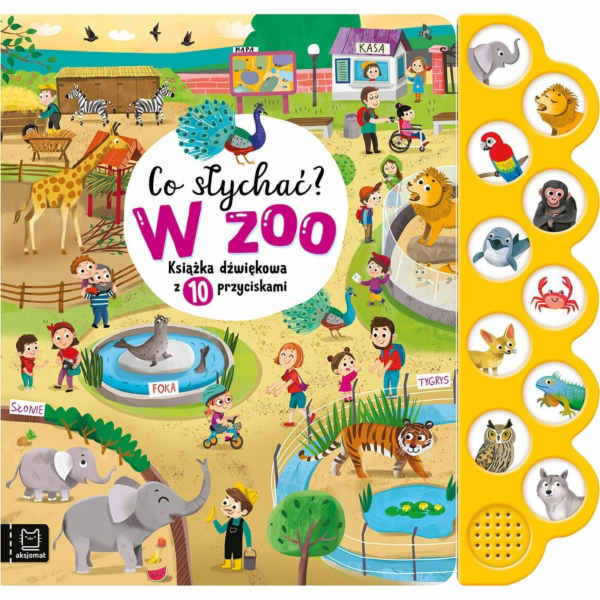 Aksjomat Co se děje? Zvuk knihy V ZOO 10 tlačítek.39471
