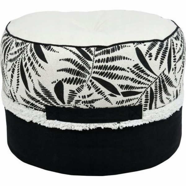Bavlněný puf ZIANA, O 40 cm