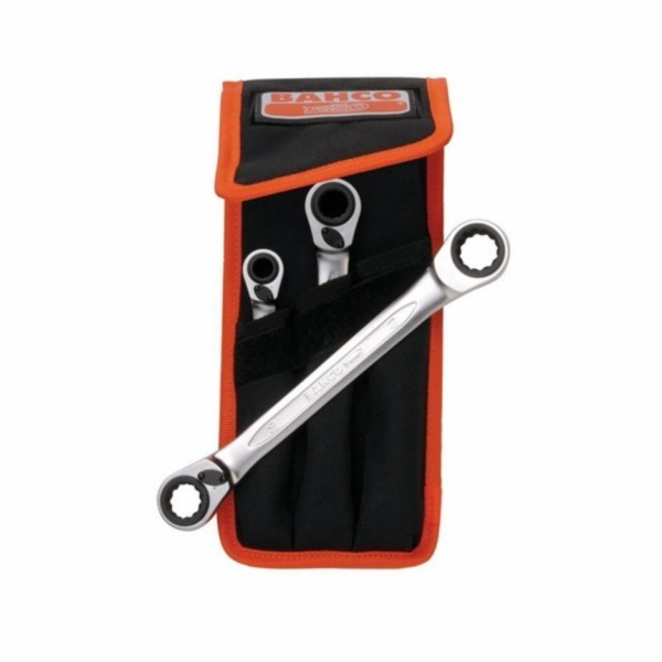 Bahco Sada ráčnových očkových klíčů 8-19mm 3 ks. (S4RM/3T)