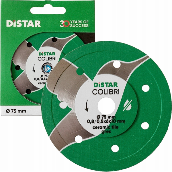 Forsage DIAMANTOVÝ KOTOUČ DISTAR COLIBRI 75 x 0,8 x 6 x 10H