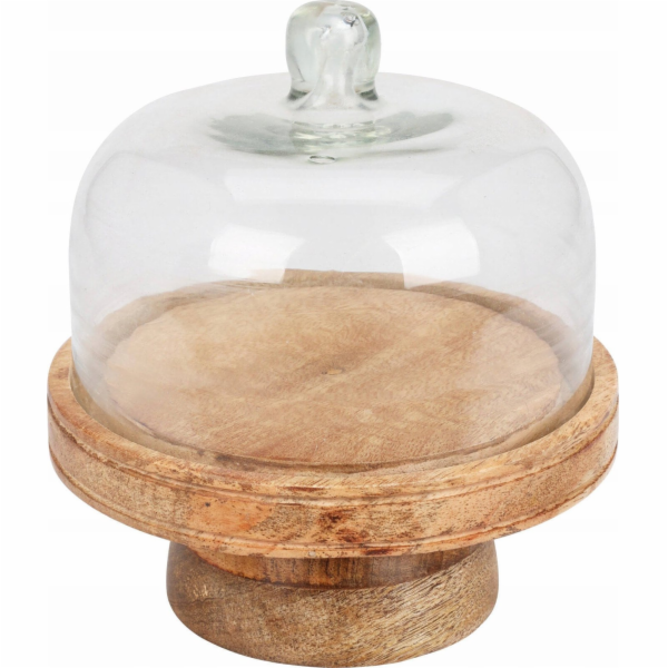 Home Styling Collection Stojan na dort z mangového dřeva,...