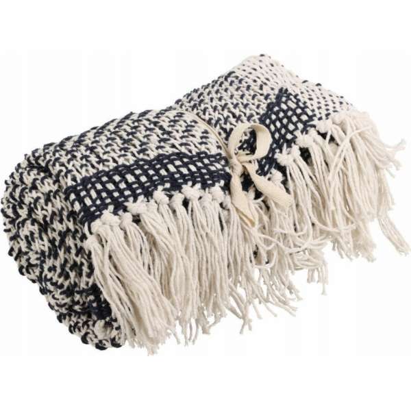 Home Styling Collection Bavlněný přehoz z melanže, 130 x ...