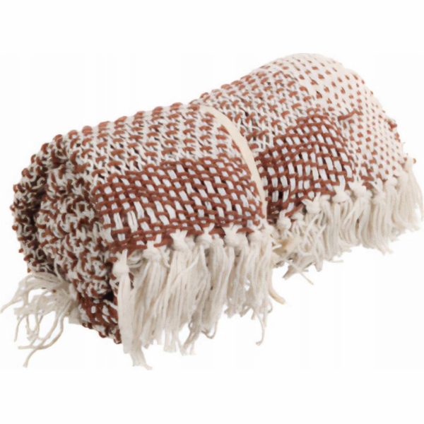 Home Styling Collection Bavlněný přehoz z melanže, 130 x ...