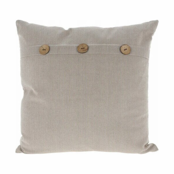 Home Styling Collection Dekorativní polštář s velkými kno...