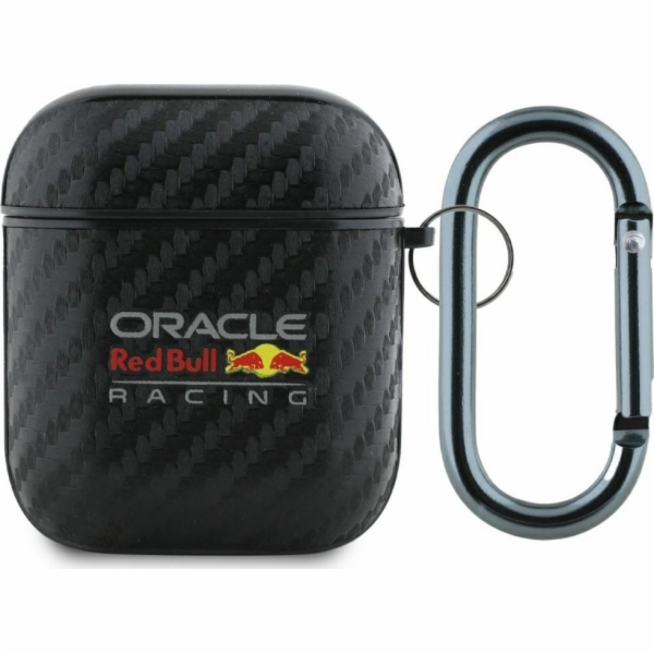 Red Bull Pouzdro s logem PU Carbon pro AirPods 1/2 černé