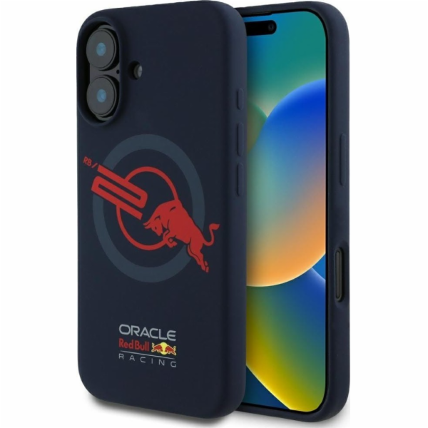 Red Bull Silikonový kryt MagSafe pro iPhone 16 s červenou...
