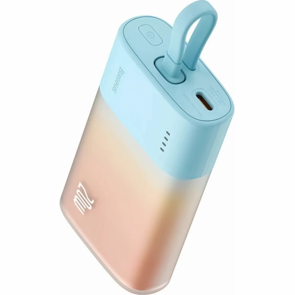 Baseus Powerbanka Popsicle 5200mAh 20W s vestavěným kabel...