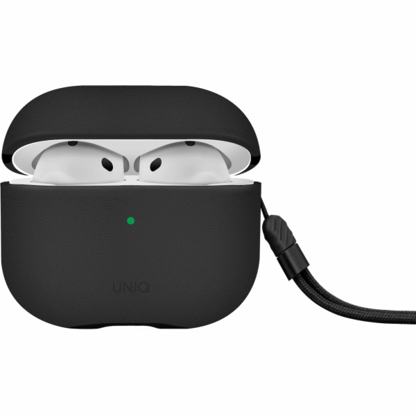 Uniq Lyden DS - Pouzdro z umělé kůže pro AirPods 4 černé ...