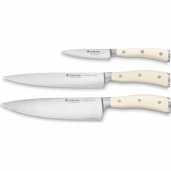 Wusthof Sada 3 nožů Wüsthof CLASSIC IKON CREME
