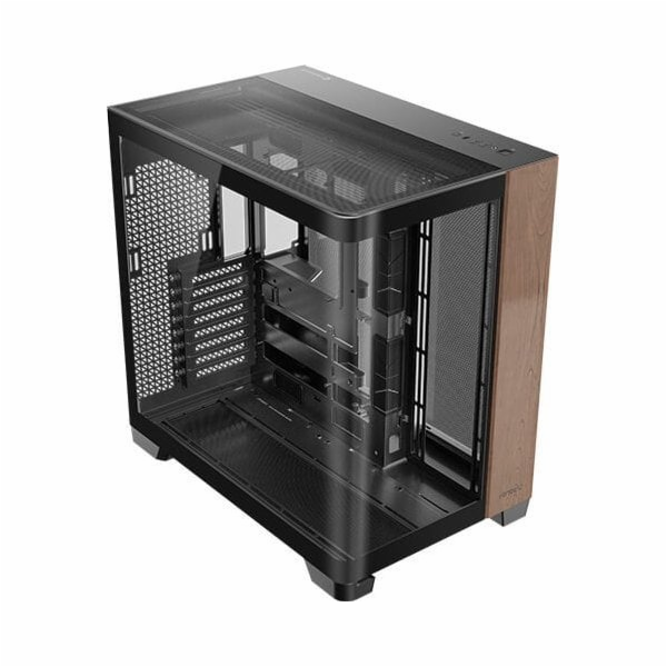 Antec C8 Curve Wood, Full Tower, PC, Černá, Průhledná, Dř...