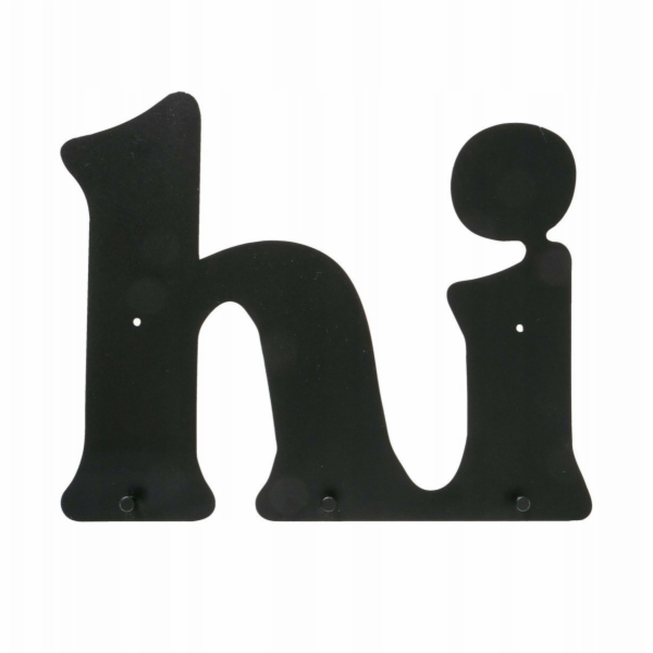 Nástěnný věšák na 3 háčky HI, 38 x 30 cm