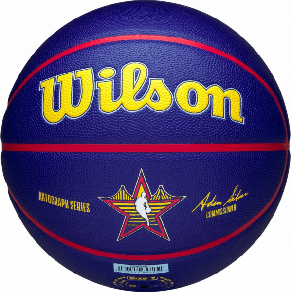 Wilson 2025 NBA All Star Auto Ball WZ4034101XB bílý 7