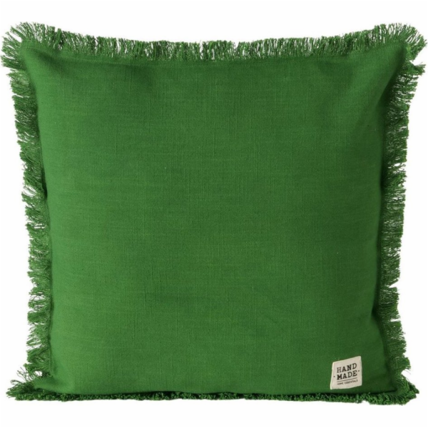 Ručně vyrobený bavlněný polštář LENEA, 45 x 45 cm