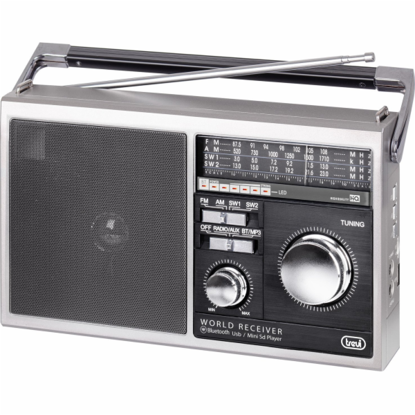 Rádio Trevi MB74910 kovově šedé