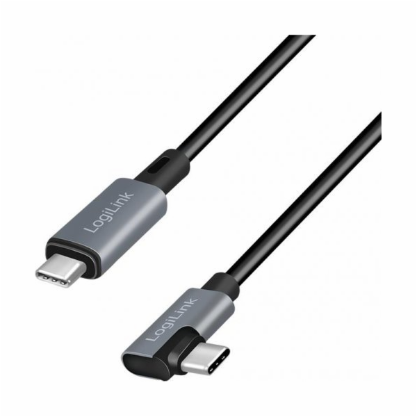 LogiLink Kabel CU0184 USB 2.0 Type-C C/M úhlový na USB-C/...
