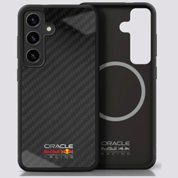 Red Bull Real Carbon Fiber Shiny Logo MagSafe Case pro Sa...
