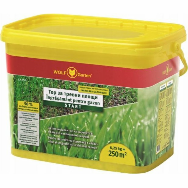 Sourcing WOLF GARTEN STARTOVACÍ HNOJIVO NA TRÁVNÍK 250 M2...