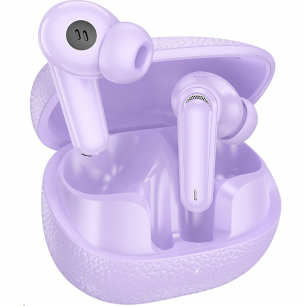 Hoco Bezdrátová Bluetooth sluchátka TWS EQ23 fialová