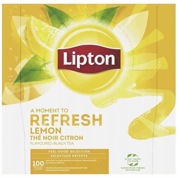 Lipton Citronový čaj A Moment to Refresh 100 sáčků