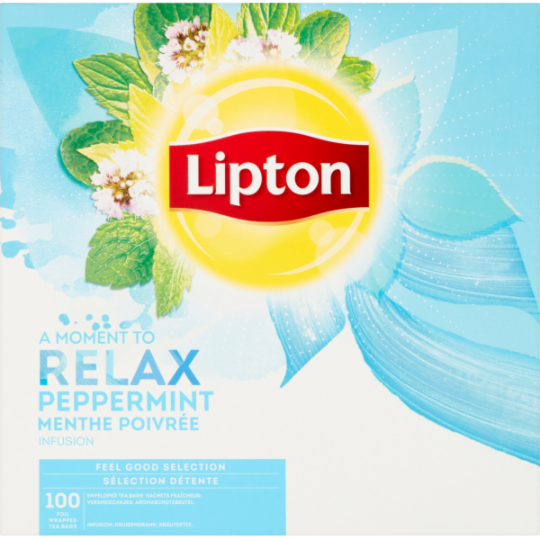 Lipton A Moment To Relax Peppermint Herbal Tea 100 sáčků