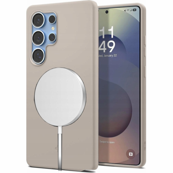 Spigen Silikonový pouzdro Fit Mag MagSafe pro Galaxy S25 ...