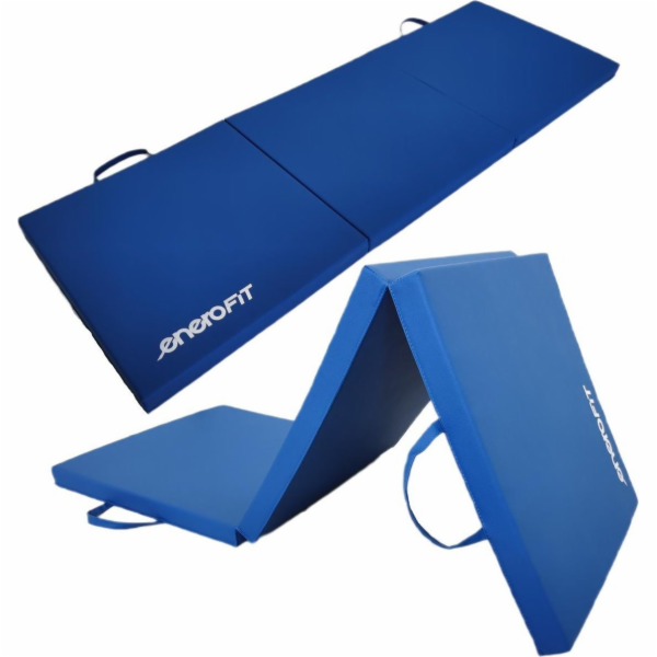 SKLADOVACÍ GYMNASTICKÁ MATRACE 180x60x5CM MODRÁ ENERO FIT