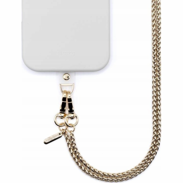 Crong Phone Crossbody - Poutko na telefon (zlatý článkový)