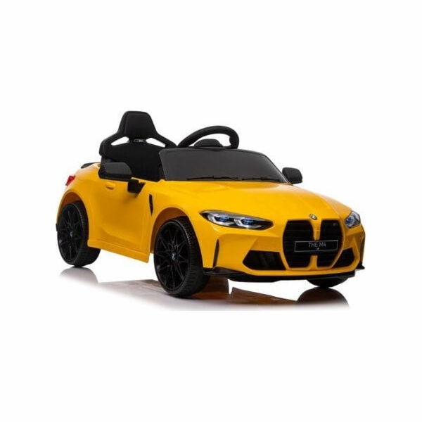 LeanToys Bateriové auto BMW M4 žluté