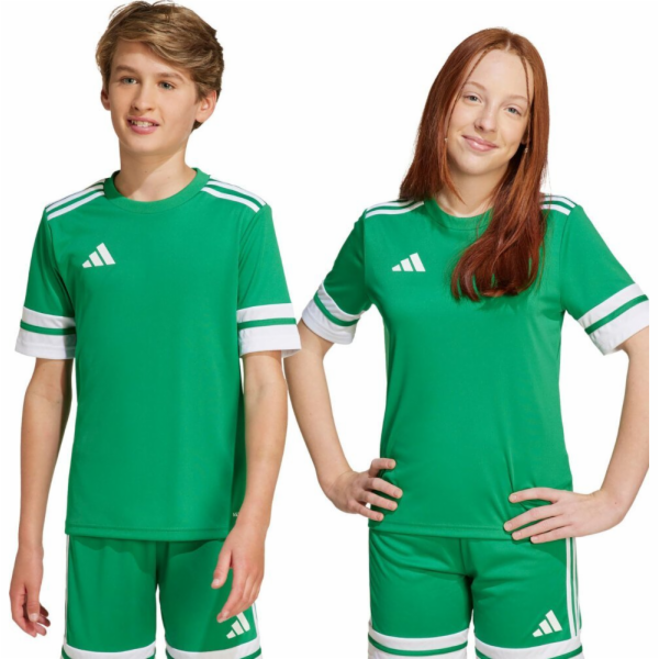 Adidas Dětské tričko Squadra 25 zelené JN7486 152cm