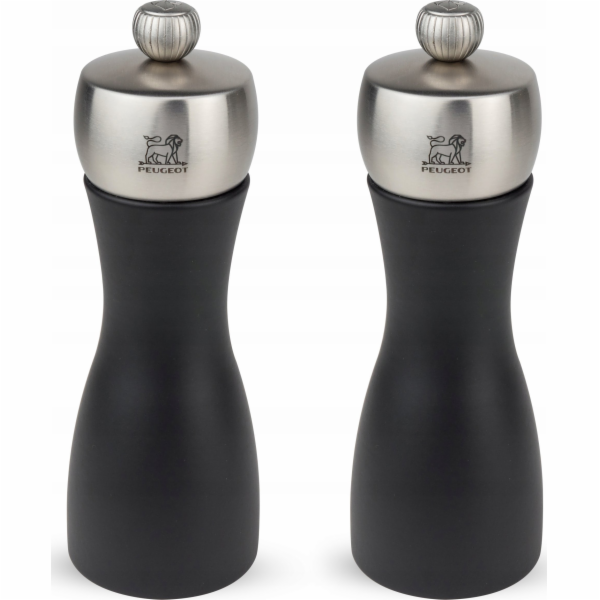 FIDJI Sada mlýnků na sůl a pepř 12 cm černý