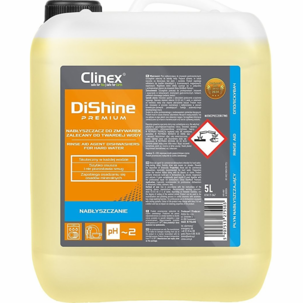 CLINEX DiShine Premium oplachovač myčky nádobí, 5 -