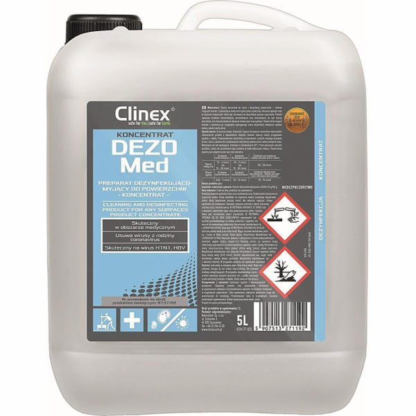 CLINEX dezinfekční a čisticí koncentrát, Dezomed, 5l -