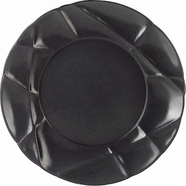 Revol Černý talíř Succession 21 cm