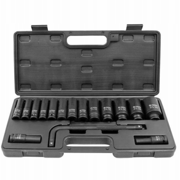 Sada hlubokých narážecích nástavců 1/2 15+1 ks. (6stranný...